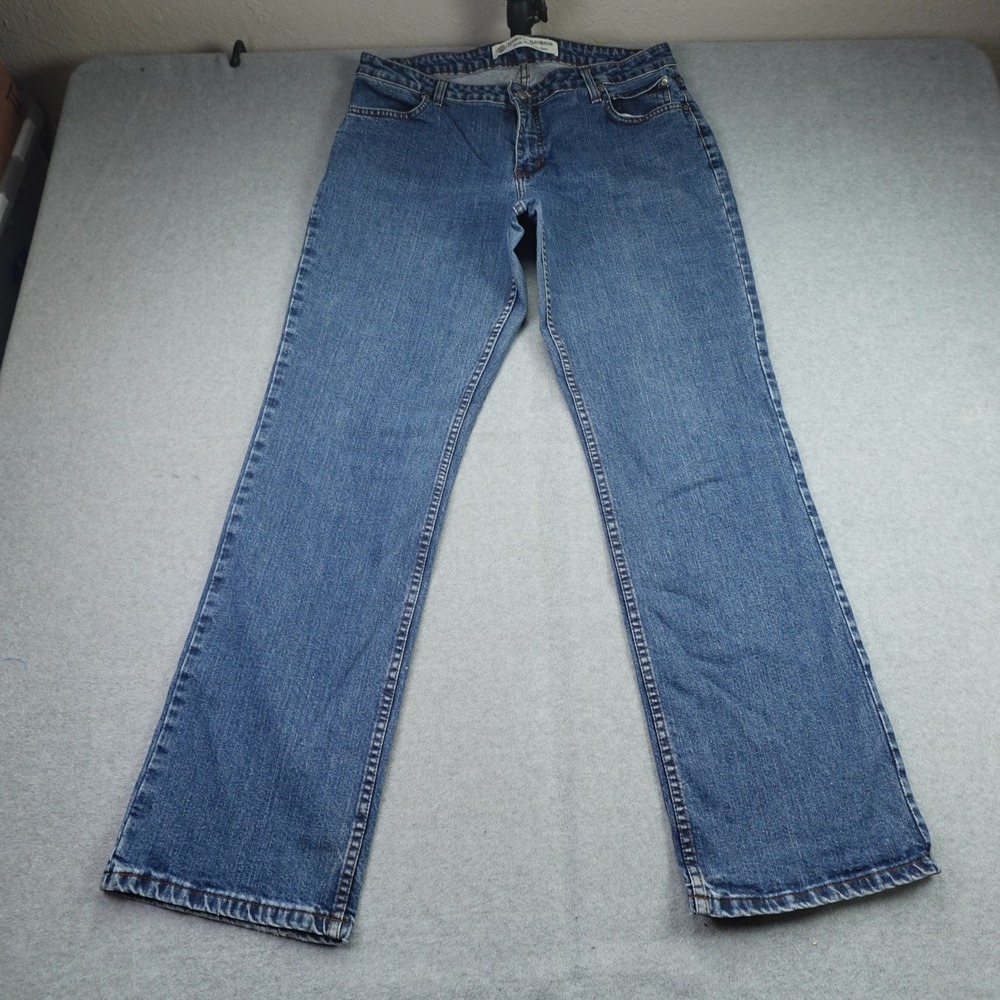 Harley-Davidson Jeans Womens 14 Blue Bootcut Denim Pants Biker Moto